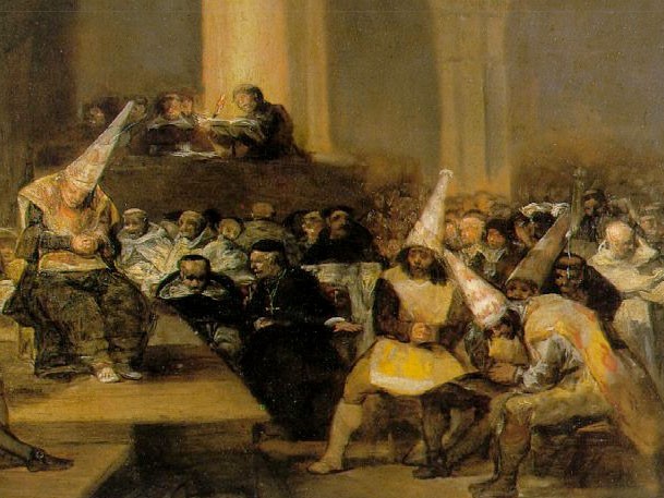 Il tribunale dell&#039;inquisizione (F. Goya, 1812-19)