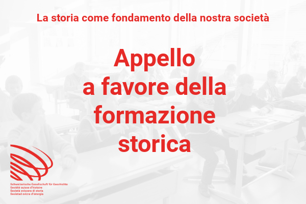 Appello a favore della formazione storica