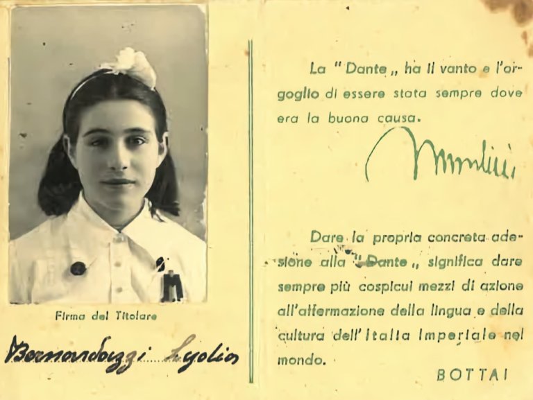 M. Chiaruttini, "Il fascismo di Lidia, piccola italiana svizzera"