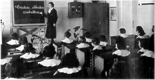 «La Scuola italiana durante il fascismo» - Laboratorio di storia