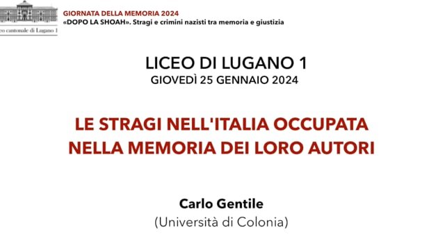 GM24 - C. Gentile, Le stragi nell&#039;Italia occupata nella memoria dei loro autori