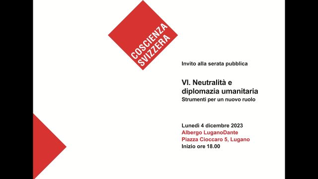 Neutralità e diplomazia umanitaria. Strumenti per un nuovo ruolo